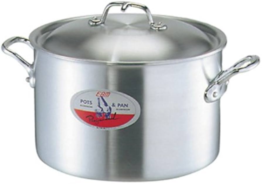 Amazon|EBM アルミ プロフェッショナル 半寸胴鍋 39cm|寸胴鍋 Amazon|EBM アルミ プロフェッショナル 半寸胴鍋 39cm|寸胴鍋